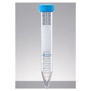 Falcon Centrifuge Tube Polypropylene 15mL 120mm Sterile 500/Ca