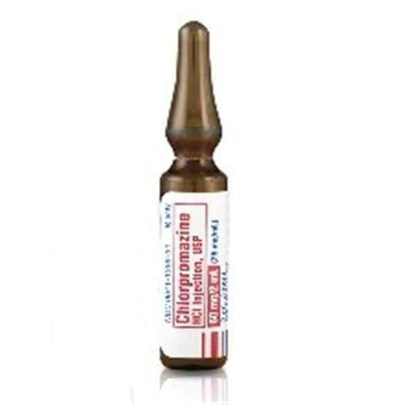 Chlorpromazine HCl Injection 25mg/mL Ampule 2mL 25x2ml