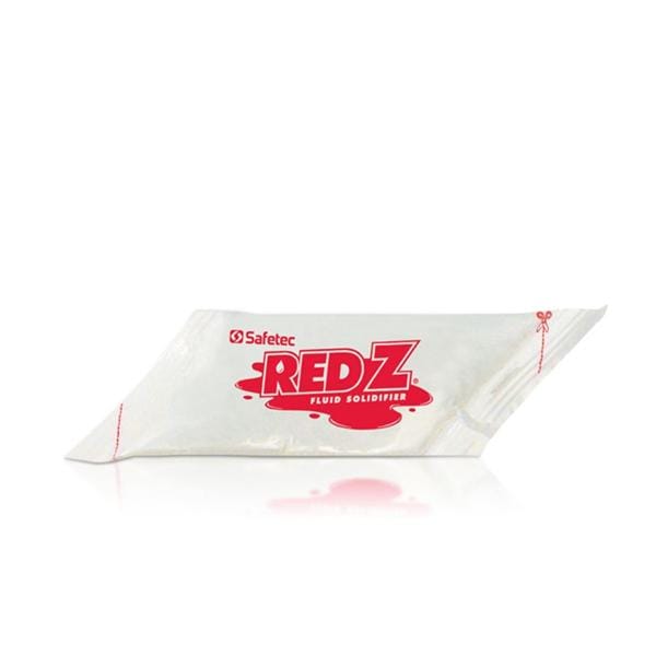 Red Z Spill Control Solidifier 1oz White <1000cc Pour-In Pouch 100/Ca