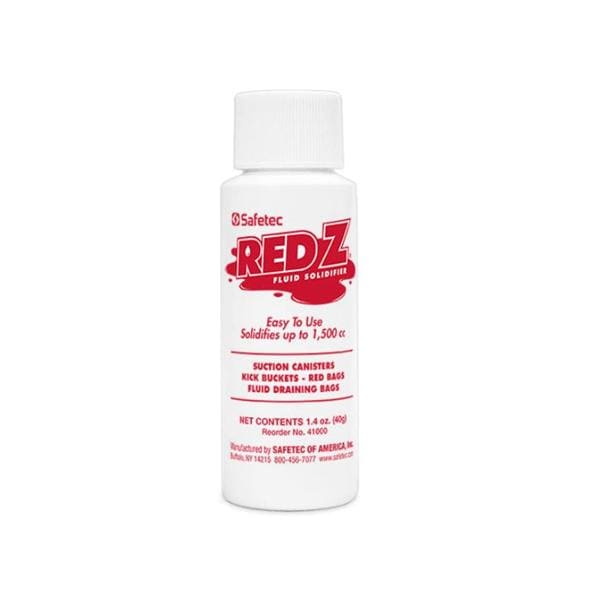 Red Z Spill Control Solidifier 2.2oz White <3000cc Needle Nose Top Bottle Ea, 75 EA/CA
