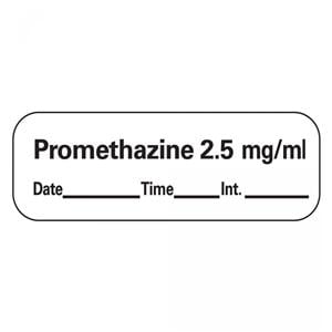 Label Promethazine 2.5 600/Roll 600/Roll