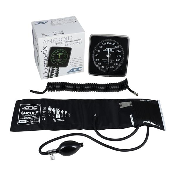 Diagnostix Aneroid Sphygmomanometer Size 11 Blk/Ivr LF Arm 6" Lumescent Dial Ea