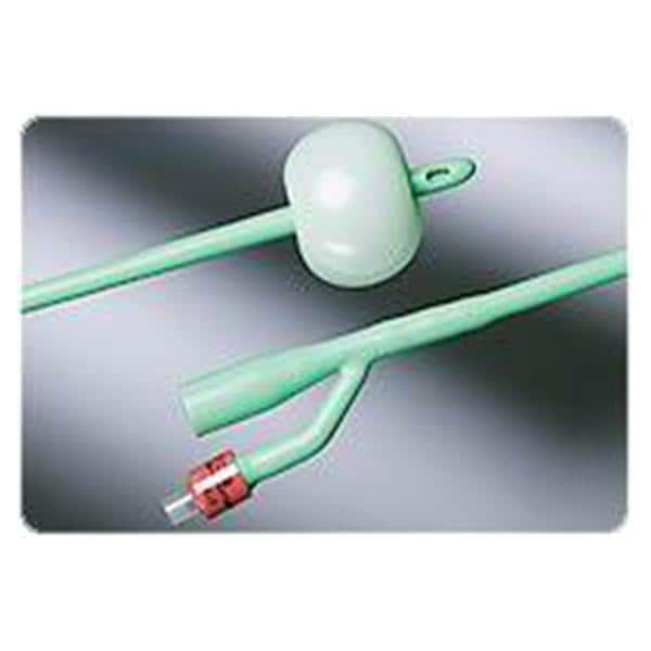 Catheter Foley Silastic 24Fr 5cc Short Round Tip Silicone Coated 2-Way 10/Ca