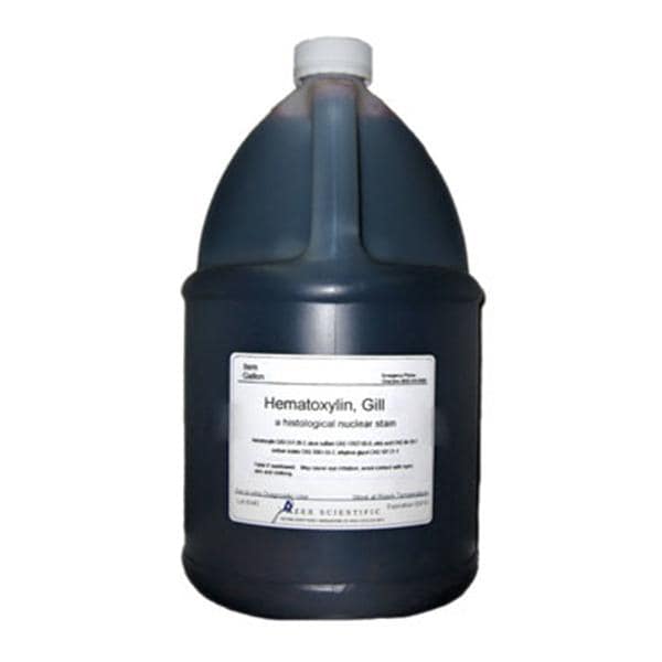 Gill's Hematoxylin 3 Stain Maroon 1gal 4/Ca