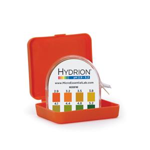 Hydrion MicroFine pH Test Strip 2.9-5.2 Range 10/Ca