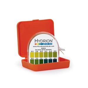 Hydrion MicroFine pH Test Strip 5.5-8.0 Range 10/Ca