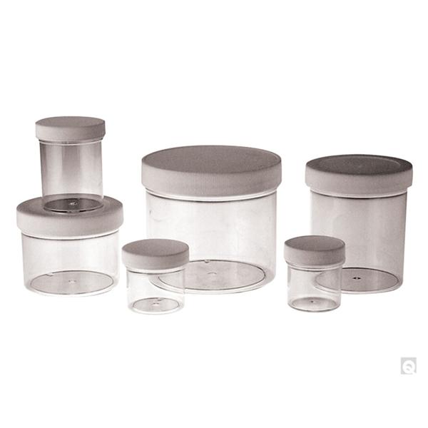 Qorpak Jar Polystyrene Clear 16oz 24/Ca