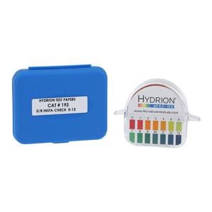 Hydrion pH Test Strip 0-13 Range Ea, 10 EA/CA