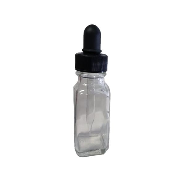 Qorpak Bottle Dropper Polypropylene/ Glass Clear 1oz 24/Ca