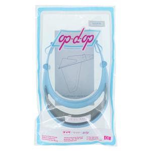 Visor Shield Full Face Op-D-Op II Light Blue Reusable Frame Ea