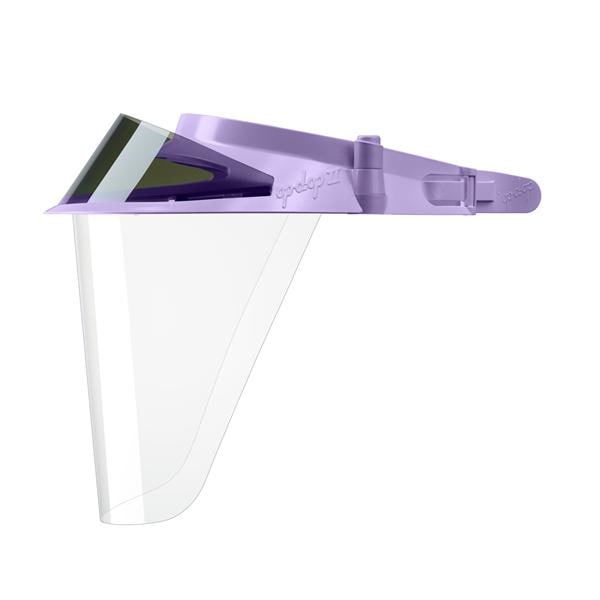 Visor Shield Full Face Op-D-Op II Violet Reusable Frame Ea