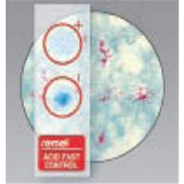 QC-Slide Control Stain Glass Slide For Acid-fast bacilli stain procedures. 45/Pk