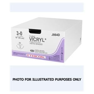 Vicryl Suture 3-0 27" Polyglactin 910 Braid MH Violet 36/Bx