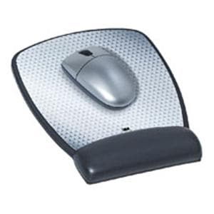 3M Precise Mouse Pad With Gel Wrist Rest Compact Black Ea