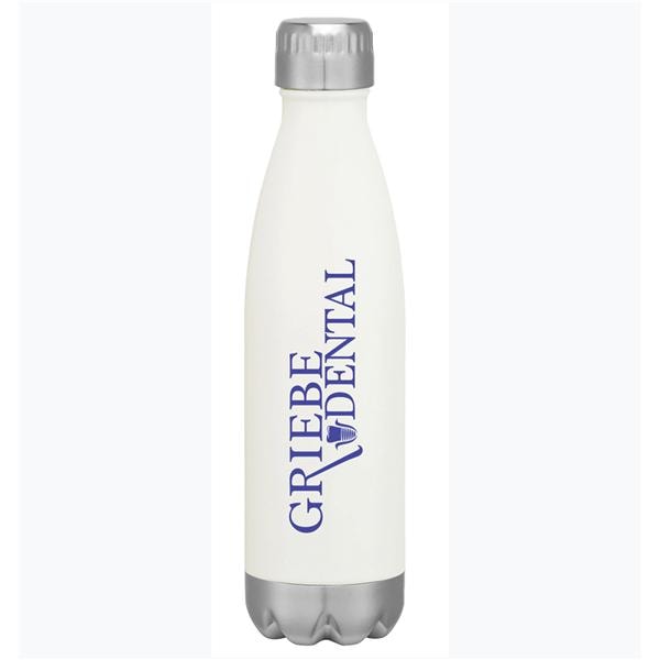 1 Color Imprint Water Bottle Stainless Steel 16 oz 25/Ca