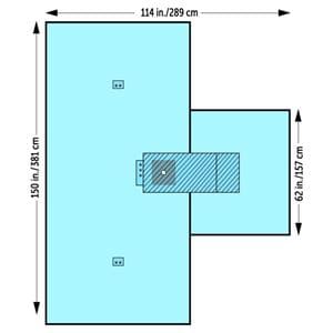 Orthoarts 76x150" Sterile Surgical Drape 1-1/4" Fenestrated