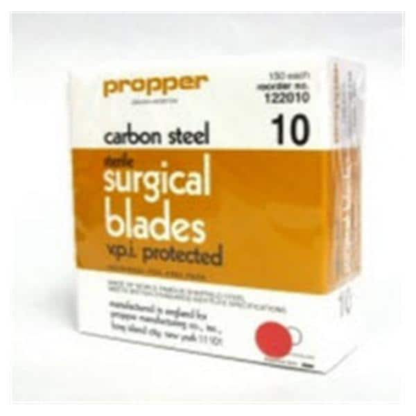 Carbon Steel Sterile Surgical Blade #21 Disposable 150/Bx