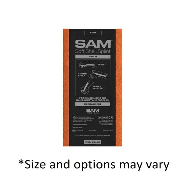 SAM Soft Shell Splint Limb Aluminum/Foam 4.25x15", 20 EA/CA