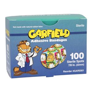 Careband Spot Bandage Plastic 7/8" Garfield Sterile 12Bx/Ca