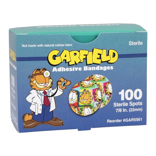 Careband Spot Bandage Plastic 7/8" Garfield Sterile 12Bx/Ca