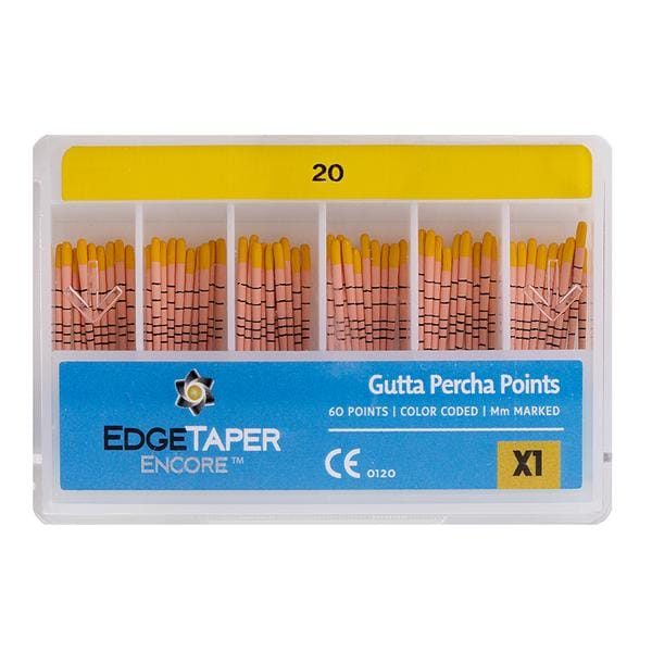 EdgeCore For EdgeCoil Obturator Obturators Size #45 White 6/Pk