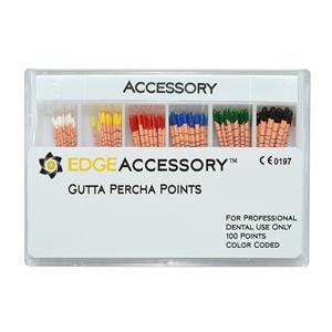 EdgeEndo Gutta Percha Points Assorted Assorted 100/Pk