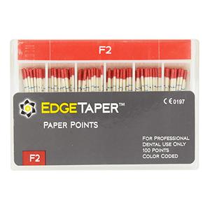 EdgeTaper Paper Points F2 Red 100/Pk