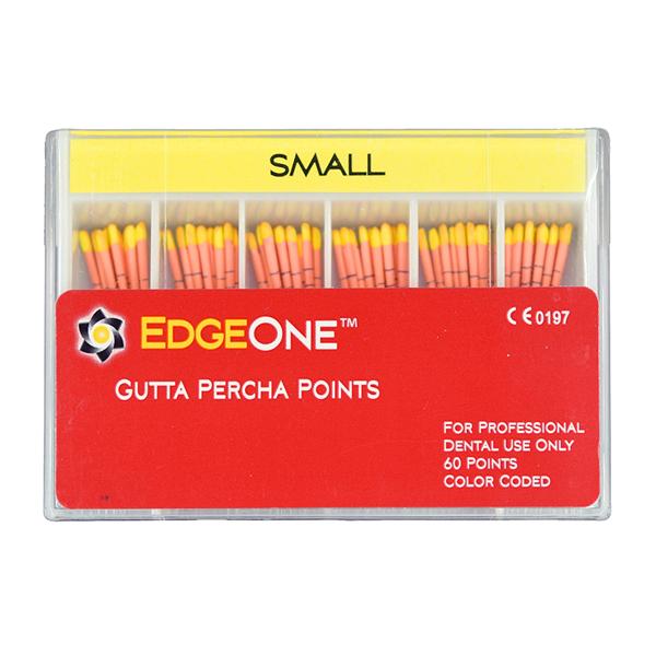 Edgeone Gutta Percha Points Small Yellow 60/Pkg