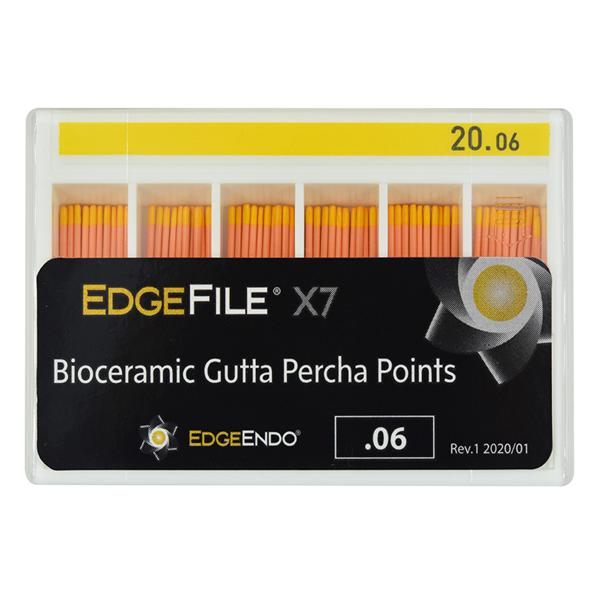 EdgeFile X7 Gutta Percha Points Size #20 Yellow 60/Pk