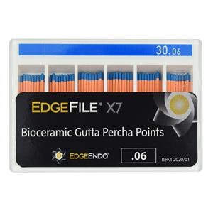 EdgeFile X7 Gutta Percha Points Size #30 Blue 60/Pk