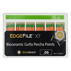 EdgeFile X7 Gutta Percha Points Size #35 Green 60/Pk