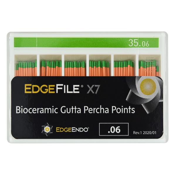 EdgeFile X7 Gutta Percha Points Size #35 Green 60/Pk