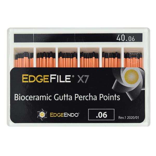 EdgeFile X7 Gutta Percha Points Size #40 Black 60/Pk