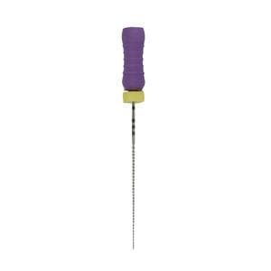 Edge K-File K-File 21 mm Size #10 Stainless Steel Purple 6/Pk