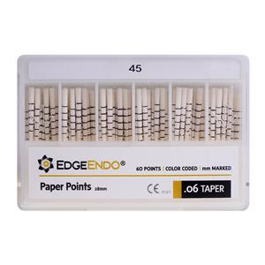 EdgeEndo Paper Points Size #45 .06 White 60/Pk