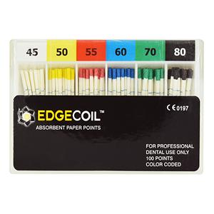 EdgeCoil Paper Points Size #45-80 Assorted 60/Pk