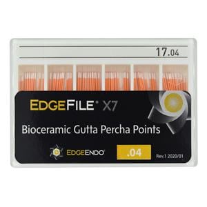 EdgeFile X7 Gutta Percha Points Size #17 White 60/Pk