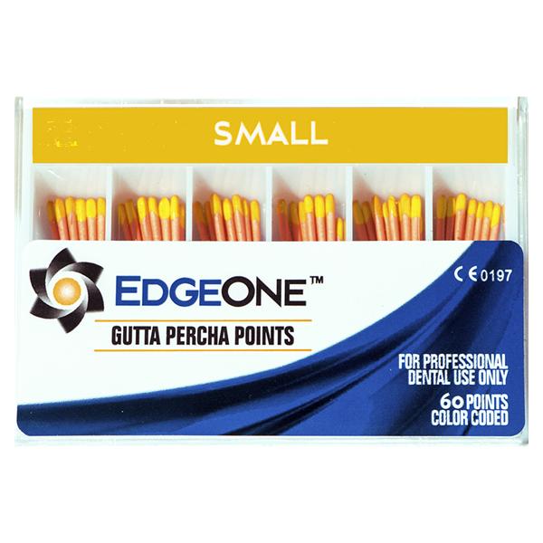 Edgeone Gutta Percha Points Small Yellow 60/Pk