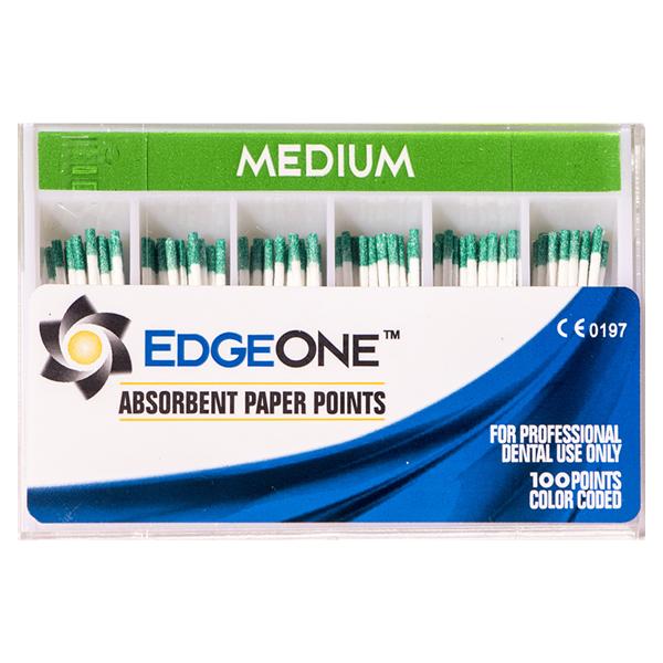 Edge Absorbent Points Medium Green 100/Pk