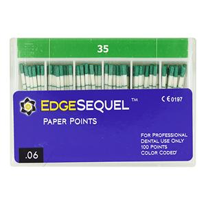 EdgeSequel Sapphire Absorbent Points Size #35 .06 Green 60/Pk