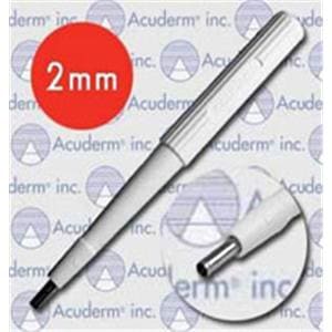 Acu-Punch Dermal Biopsy Punch 2mm Stainless Steel Blade Sterile Disposable 50/Bx