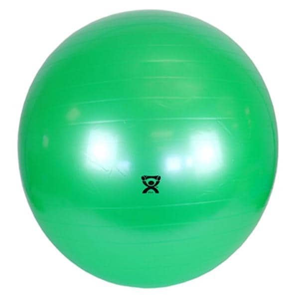 CanDo Exercise Ball Ribbed Plastic 26" Green