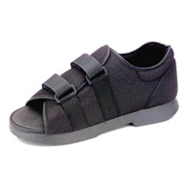 Health Design Classic Post-Op Shoe Nylon/Mesh Upper Black Small Men 6-8