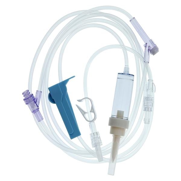 IV Administration Set Needleless 2 Y-Injection Sites 83" 10 Drops/mL 16mL Ea, 50 EA/CA