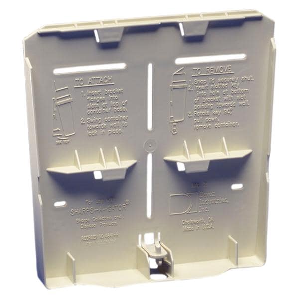 Sharps-A-Gator Sharps Bracket Beige _ Plastic For 3921/4036 Containers Ea, 20 EA/CA