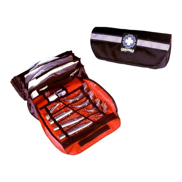 Kit Intubation 3x6x14" Red/Black Velcro Closure No Handle Ea