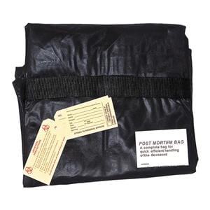 Body Bag 42x90" Black Zipper Closure Vinyl Ea, 10 EA/CA