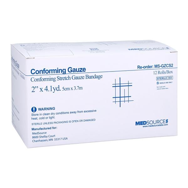 Conforming Bandage Polyester 2" Sterile 12/Bx, 8 BX/CA