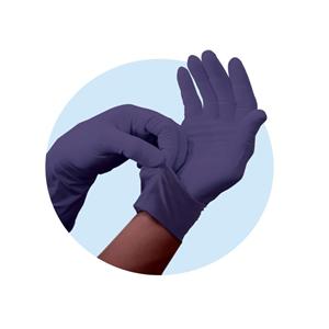 Defender 10 Nitrile Exam Gloves X-Large Blue Non-Sterile