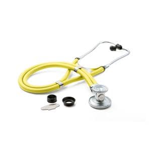 Adscope 641 Sprague Rappaport Stethoscope Adlt/Ped Neon Ylw 2Lmn Tbng Ea